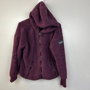 Calvin Klein Performance Women's Fleece Teddy Jacket, Purple, Size M